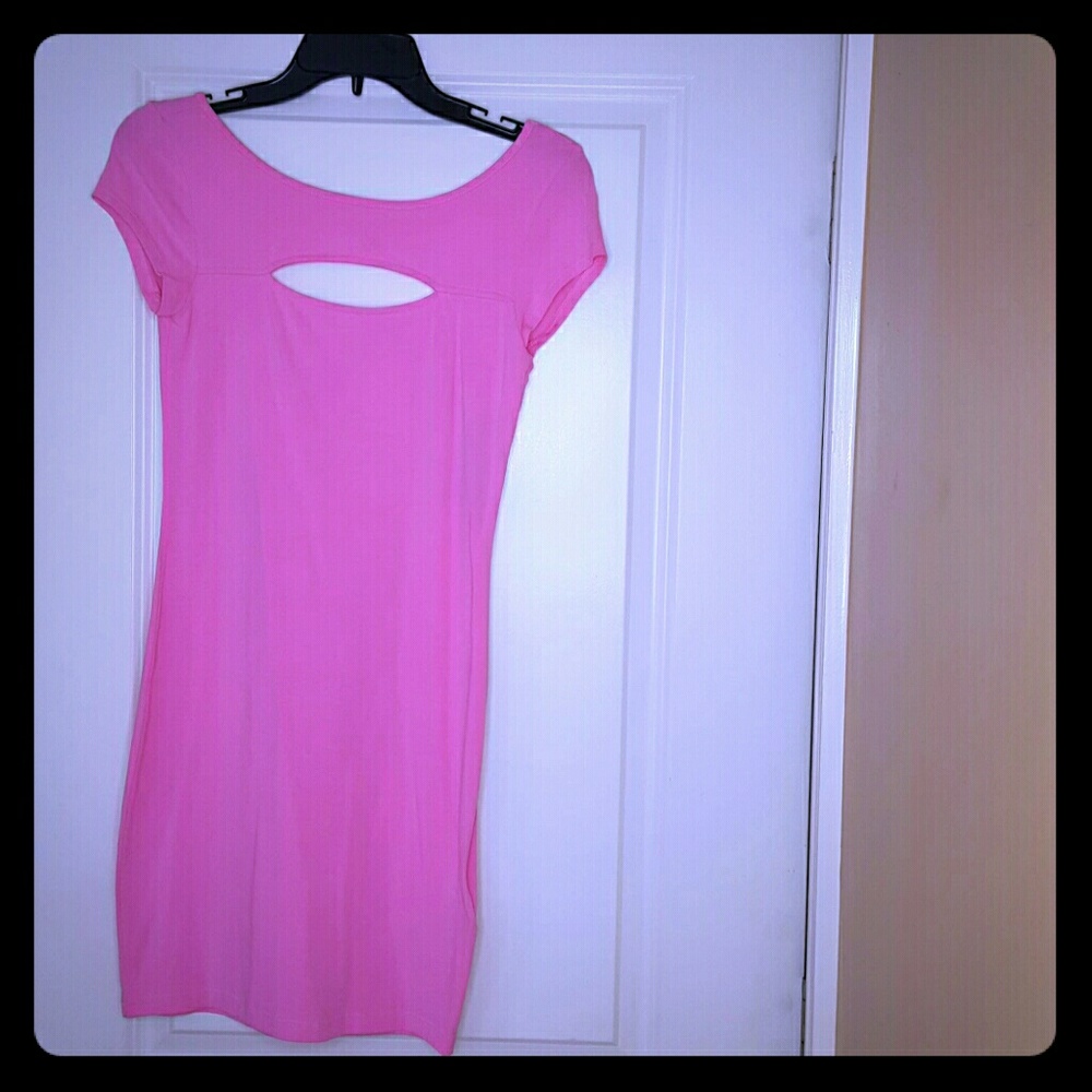 Awesome Pink Guess Bodycon Dress